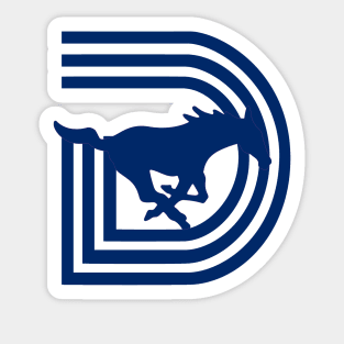 Navy SMU Triple D Logo Sticker